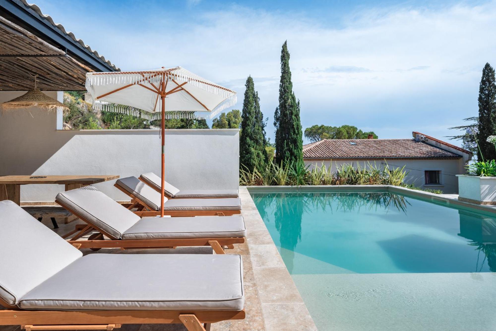 Les Tonnelles - Villa Saint-Clair Sete Bagian luar foto